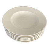 Platos De Porcelana X 6 Unidades