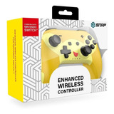 Control Pro Inalámbrico Snap Pikachu Nintendo Switch Nuevo