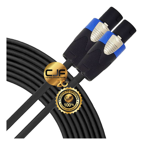 Cable Bafle Potencia Speakon Speakon 5 Mts Profesional Cjf