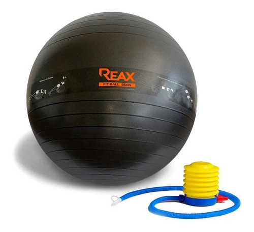 Reax Fit Ball Bola De Pilates ( Cinza 65cm Grande )