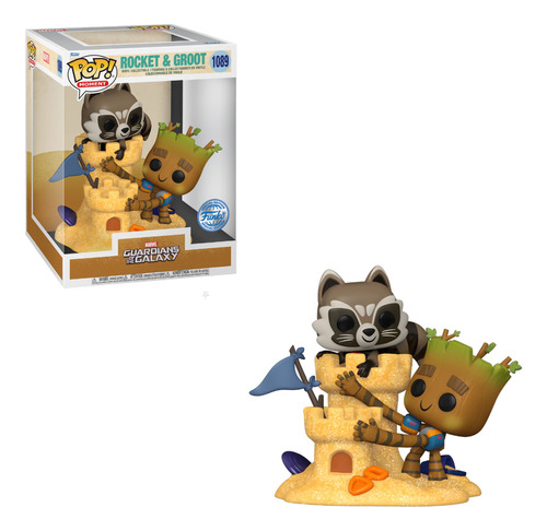 Funko Pop Rocket Y Groot 1089 Marvel Guardianes De Galaxia