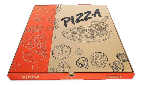 Caja De Pizza 50x50 (paquete De 30 Und)