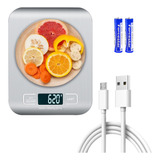 10kg Báscula De Cocina Digital Recargable Por Usb