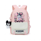 Wr Nueva Gran Oferta Niña Kuromi Linda Mochila 1-3 Grado L