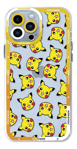 Funda De Teléfono Para iPhone 15, 13, 14, 11, 12 Pokémon Pik