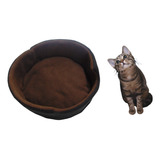 Cama Doble Faz Para Gatos Pequeña Color Marrón