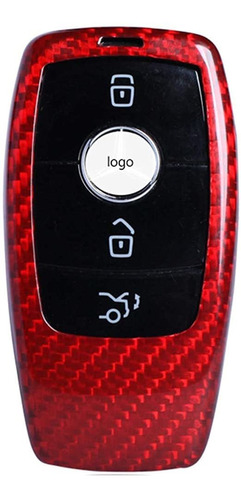 Carbon Fiber Key Fob Cover For Mercedes-benz Key Fob Remote 