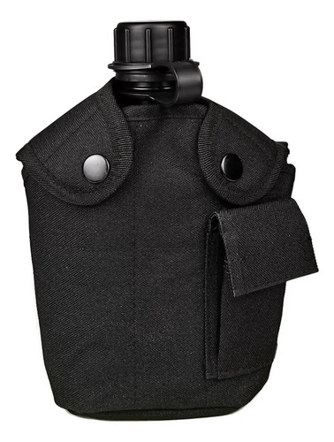Botella Táctica Militar + Taza Aluminio + Cuchillo A