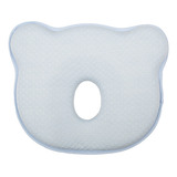 Travesseiro Para Bebê Anatômico Urso Azul 16151 Buba