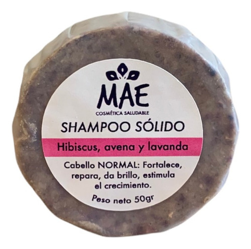 Shampoo Solido 100% Natural Artesanal Vegano 