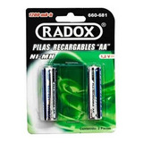 Baterias Aa Recargables 1200mah Paquete De 2