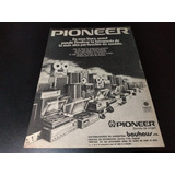(pb281) Publicidad Clipping Centros Musicales Pioneer * 1978