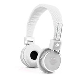 Headfone Bluetooth Sem Fio Micro Sd Fm P2  Kp-367 Branco Nf