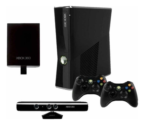 Xbox 360 2 Controles Kinect Hd 500 Gb