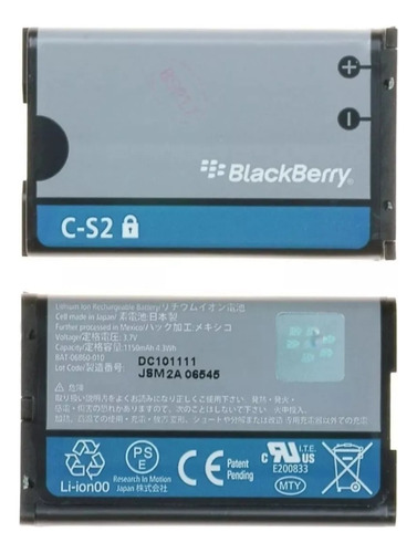 Bateria Blackberry Cs-2 Original Envios 