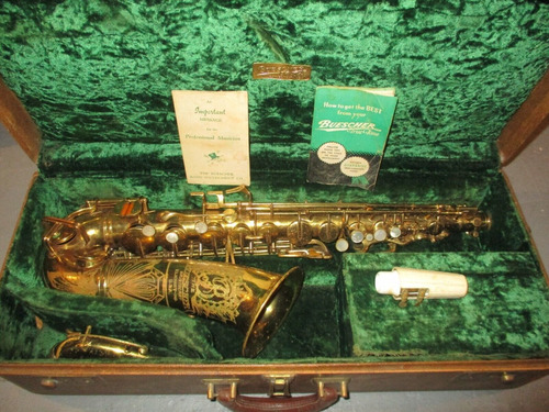 Sax Alto Buescher Big B True Tone Aristocrat Professional