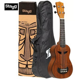 Ukelele Soprano Stagg Tiki Con Funda Varios Diseños