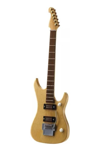 Miniatura Guitarra Rock Técnico Ed75 - Coleção Guitar Salvat