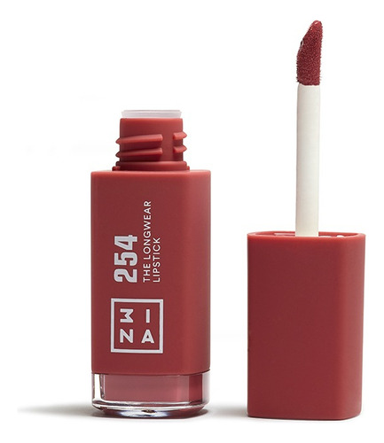 The Longwear Lipstick 254 Acabado Mate Color Rosa Oscuro