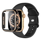 Correa, Cristal Y Funda Para Apple Watch Series 8 7 Se 6 5 4