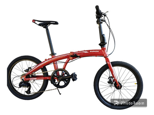 Bicicleta Plegable Rodas R20, Aluminio, Cambios, Freno Disco