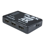 Chave Seletora Hdmi 5 Entradas X 1 Saída Com Controle Remoto