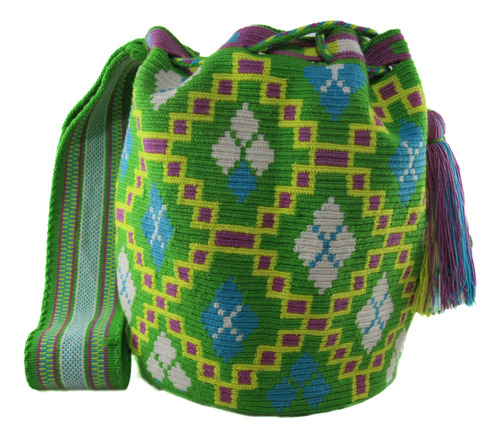 Mochila Wayuu Original 1 Hebra Alta Calidad Envio Gratis