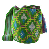 Mochila Wayuu Original 1 Hebra Alta Calidad Envio Gratis