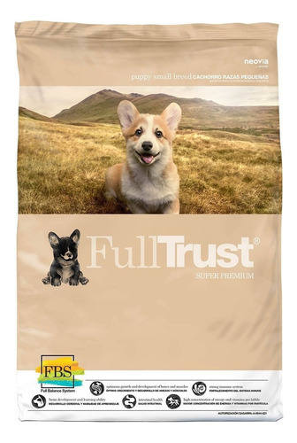 1 Bulto Full Trust Cachorro Razas Pequeñas De 8 Kg. 