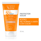 Avene Solar Gama Naranja Fluido Ultraligero Fps 50 C/color 5