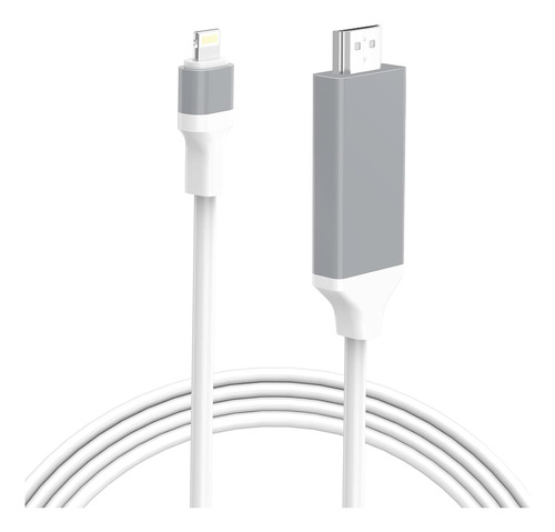 [apple Mfi Certified] Lightning To Hdmi Cable Del Adaptador