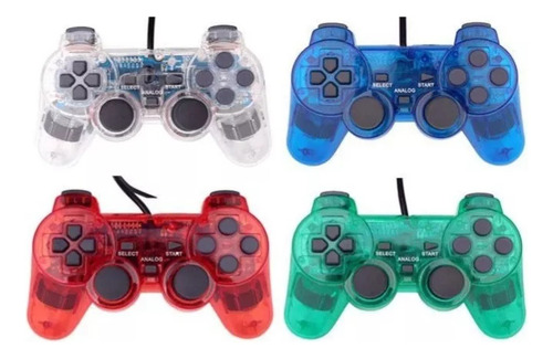 Controle Para Playstation 2 Dualshock Com Fio C/ Vibração