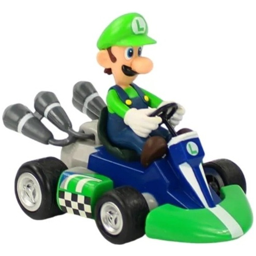 Mario Kart 13cm, Auto A Friccion  Con Caja. 