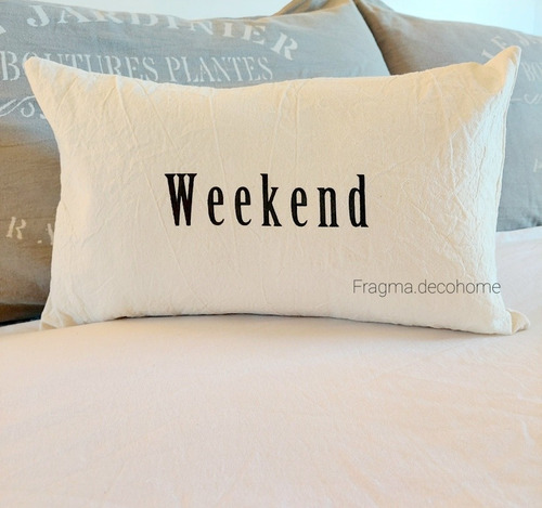 Almohadon Deco Petit Weekend 