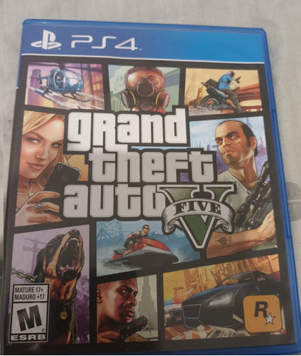 Gta V Playstation 4 Físico Sin Detalles Como Nuevo