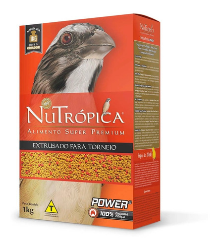 Ração Nutrópica Trinca Ferro Power Extrusado P/ Torneio 1kg