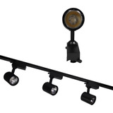 Kit Trilho Eletrificado 1,5 M Com 3 Spots Led 7w Biv Bh166 Cor Branco Neutro 4000k