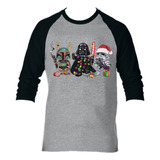 Camibuso Navideño Star Wars Navidad Camiseta Manga Larga 