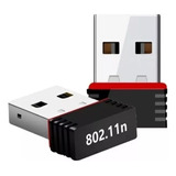 Tarjeta Nano Adaptador Receptor Usb Wifi 150mbps 802.11n Pc