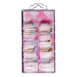 Set 100 Moldes O Tips Dual System Para Polygel-gel