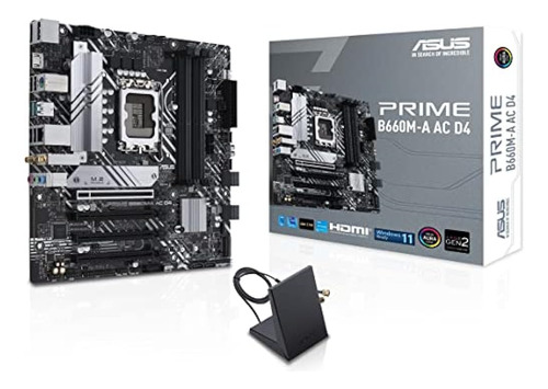 Placa Base Asus Prime B660m-a Ac D4 Lga 1700 (intel 12th Gen