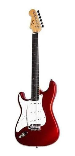 Guitarra Eléctrica Leonard Le365mrd Stratocaster Zurdo Red
