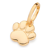 Pingente Pata De Pet 18k 542767 Rommanel Cor Dourado