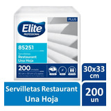 Servilleta Elite Mesa Restaurant Cj 6 Paquetes X 200 85251