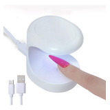 Mini Lámpara De Uñas Led Uv 16w Secador Esmalte Usb