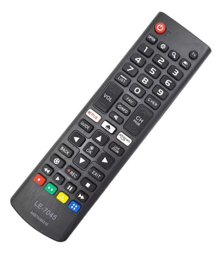 Controle Remoto De Tv Compatível Com LG Smarts Lcd Tubo Univ
