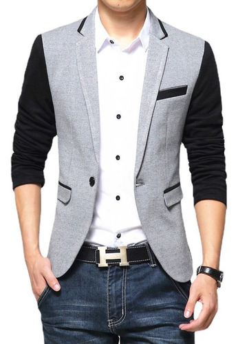 Saco Blazer Para Hombro Con Un Boton Moda Coreana