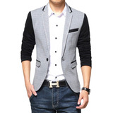 Saco Blazer Para Hombro Con Un Boton Moda Coreana