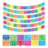 Turnmeon Paquete De 6 Pancartas De Fiesta Mexicana De 108 Pi