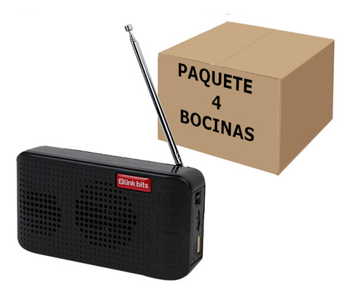 Bocina Bluetooth Tws Radio Fm 7x13x3.5cm Carga Solar Usb 4pz